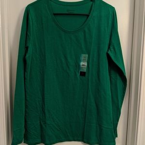 No Boundaries Green Long Sleeve